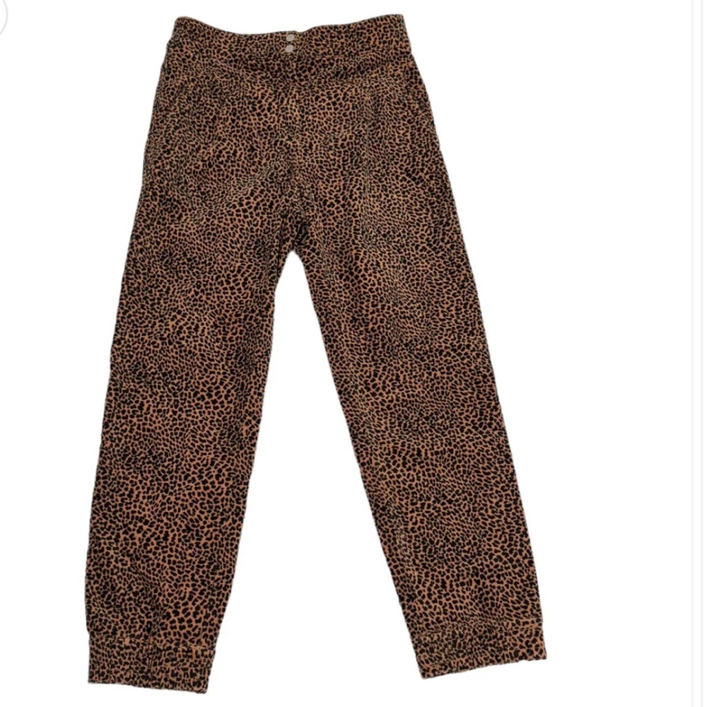 Anthropologie Leopard Stretchy Pants SZ XS
